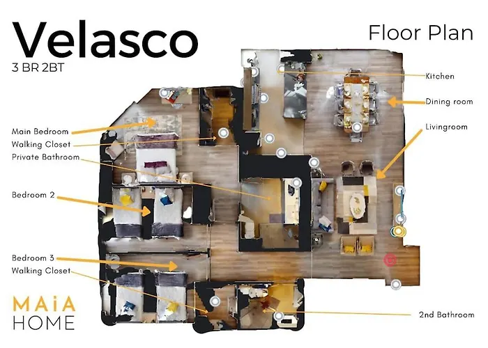 Apartment Velasco Maiahome-polanco Depa Con Alberca/gym/spa/jacuzzi + 3br Mexico City